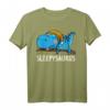 Sleepysaurus Dinosaurier Schlafshirt – Lustiges Nachthemd für Langschläfer, Morgenmuffel & Nachteulen, Bequeme Schlafkleidung für Faulheit und Müde