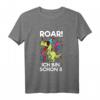 Kinder Roar Ich Bin 8 Dinosaurier T-Shirt – Lustiges Geburtstagsshirt für Dino-Party, Kindergeburtstag & Dino-Fans