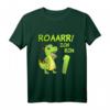 Kinder Geburtstags T-Shirt Roar Ich Bin 1 Dinosaurier – Süßes Dino-Outfit für den ersten Geburtstag von Jungen und Mädchen