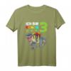 Kinder Geburtstagsshirt 3 Jahre Jungen Dinosaurier T-Rex - Lustiges Dino T-Shirt für Geburtstagsgeschenke, Weihnachten & Einschulung
