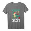 Kinder Schulkind 2021 Dino Dinosaurier T-Shirt für den Schulanfang & Einschulung – Perfekt als Schultüte Füllung und Erstklässler Outfit