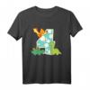 Kinder Dino 4. Geburtstag Jungen - Dinosaurier T-Shirt als Geschenk für den vierten Geburtstag, Dino Party Outfit & Geburtstagsschmuck
