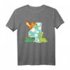Kinder Dino 4. Geburtstag Jungen - Dinosaurier T-Shirt als Geschenk für den vierten Geburtstag, Dino Party Outfit & Geburtstagsschmuck