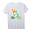 Kinder Dino 4. Geburtstag Jungen - Dinosaurier T-Shirt als Geschenk für den vierten Geburtstag, Dino Party Outfit & Geburtstagsschmuck