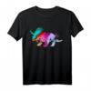 Dino Triceratops Silhouette - Jungen, Herren & Damen Dinosaurier T-Shirt als Geschenkidee zu Weihnachten & Geburtstag