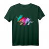Dino Triceratops Silhouette - Jungen, Herren & Damen Dinosaurier T-Shirt als Geschenkidee zu Weihnachten & Geburtstag
