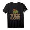Yee Rawr Dinosaurier Cowboy T-Shirt - Lustiges Tiermotiv für Kinder, klassisch geschnitten