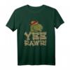 Yee Rawr Dinosaurier Cowboy T-Shirt - Lustiges Tiermotiv für Kinder, klassisch geschnitten