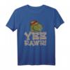 Yee Rawr Dinosaurier Cowboy T-Shirt - Lustiges Tiermotiv für Kinder, klassisch geschnitten