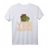 Yee Rawr Dinosaurier Cowboy T-Shirt - Lustiges Tiermotiv für Kinder, klassisch geschnitten
