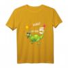 Kinder Geburtstag T-Shirt für Jungen und Mädchen mit 5 Dinosauriern - Klassisch geschnitten, doppelt genähter Saum
