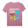 Kinder T-Shirt zum 4. Geburtstag mit Dinosaurier-Motiv – Lustiges Dino Geschenk für Jungen & Dino Liebhaber