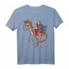 Jesus reitet ein Dinosaurierhemd Raptor Dinosaurier Parodie - Lustiges religiöses T-Shirt für Weihnachten, Geburtstage & Pastorengeschenke