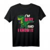 Lustiges T-Rex Dinosaurier Shirt für Kinder und Erwachsene - Originelles Geschenk für Geburtstag, Weihnachten und Spaß
