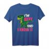 Lustiges T-Rex Dinosaurier Shirt für Kinder und Erwachsene - Originelles Geschenk für Geburtstag, Weihnachten und Spaß