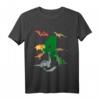 Kinder Geburtstagsshirt für 4 Jahre Dinosaurier Dino - Süßes T-Shirt für den Kindergeburtstag mit Dino-Motiv