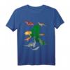 Kinder Geburtstagsshirt für 4 Jahre Dinosaurier Dino - Süßes T-Shirt für den Kindergeburtstag mit Dino-Motiv