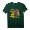 Kinder Dinosaurier 4 Geburtstag Deko - Ich bin 4 Dino Jungen T-Shirt für den Kindergeburtstag, Dino Party & Geschenkidee