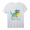 Kinder Dinosaurier T-Shirt mit Namen Nikita – Personalisierte Einschulung- und Geburtstagsgeschenk für Jungs