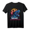 Dinosaurier Retro Synthwave T-Shirt - Stylisches Vaporwave Motiv für Fans & Retro Musikliebhaber