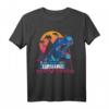 Dinosaurier Retro Synthwave T-Shirt - Stylisches Vaporwave Motiv für Fans & Retro Musikliebhaber