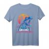 Dinosaurier Retro Synthwave T-Shirt - Stylisches Vaporwave Motiv für Fans & Retro Musikliebhaber