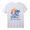 Dinosaurier Retro Synthwave T-Shirt - Stylisches Vaporwave Motiv für Fans & Retro Musikliebhaber
