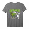 Kinder Dino Geburtstag T-Shirt für Jungen & Mädchen, 9 Jahre alt, Dino-Design für Geburtstagsfeiern & Dino-Partys