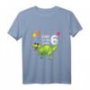 Kinder Geburtstagsshirt für 6 Jahre Junge mit Dinosaurier-Motiv - Perfekt für Geburtstag & Dino-Fans