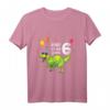 Kinder Geburtstagsshirt für 6 Jahre Junge mit Dinosaurier-Motiv - Perfekt für Geburtstag & Dino-Fans