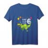 Kinder Geburtstagsshirt für 6 Jahre Junge mit Dinosaurier-Motiv - Perfekt für Geburtstag & Dino-Fans