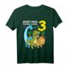 Kinder Dinosaurier T-Shirt zum 3. Geburtstag - Lustiges Dinosaurier Geschenk für Dreijährige