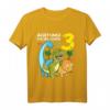 Kinder Dinosaurier T-Shirt zum 3. Geburtstag - Lustiges Dinosaurier Geschenk für Dreijährige