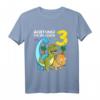 Kinder Dinosaurier T-Shirt zum 3. Geburtstag - Lustiges Dinosaurier Geschenk für Dreijährige