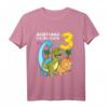 Kinder Dinosaurier T-Shirt zum 3. Geburtstag - Lustiges Dinosaurier Geschenk für Dreijährige
