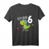 Kinder Dino Geburtstag - Ich bin 6 Jahre Dinosaurier Fahrrad T-Shirt für Jungen und Mädchen – Perfektes Geschenk zum 6. Geburtstag & Weihnachten
