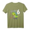 Kinder Dino Geburtstag - Ich bin 6 Jahre Dinosaurier Fahrrad T-Shirt für Jungen und Mädchen – Perfektes Geschenk zum 6. Geburtstag & Weihnachten