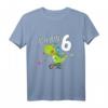 Kinder Dino Geburtstag - Ich bin 6 Jahre Dinosaurier Fahrrad T-Shirt für Jungen und Mädchen – Perfektes Geschenk zum 6. Geburtstag & Weihnachten