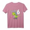 Kinder Dino Geburtstag - Ich bin 6 Jahre Dinosaurier Fahrrad T-Shirt für Jungen und Mädchen – Perfektes Geschenk zum 6. Geburtstag & Weihnachten