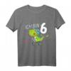 Kinder Dino Geburtstag - Ich bin 6 Jahre Dinosaurier Fahrrad T-Shirt für Jungen und Mädchen – Perfektes Geschenk zum 6. Geburtstag & Weihnachten
