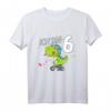 Kinder Dino Geburtstag - Ich bin 6 Jahre Dinosaurier Fahrrad T-Shirt für Jungen und Mädchen – Perfektes Geschenk zum 6. Geburtstag & Weihnachten