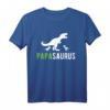 Papasaurus T-Rex Papa T-Shirt – Originelles Dino Geschenk für Väter, Zwillingsväter, Opa & Onkel zu Geburtstag, Weihnachten & Vatertag