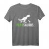 Papasaurus T-Rex Papa T-Shirt – Originelles Dino Geschenk für Väter, Zwillingsväter, Opa & Onkel zu Geburtstag, Weihnachten & Vatertag