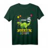 Kinder Dinosaurier T-Shirt für 5 Jahre Geburtstag - Lustiges Dino-Shirt für Jungen und Mädchen