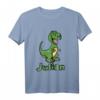 Kinder Dino Dinosaurier Name Julian Jungen Geschenk T-Shirt - Personalisiertes Dino-Shirt für Geburtstage & Dino-Fans