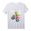 Kinder T-Shirt zum 3. Geburtstag mit Dinosaurier und Monster Truck Motiv für Jungen und Mädchen
