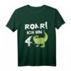 Kinder Geburtstag T-Shirt für 4 Jahre Junge mit Dinosaurier Motiv - Lustiges Dino Geschenk für den Kindergeburtstag