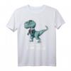 Jungen Ringträger T-Rex Dinosaurier Hochzeit Party Geschenk T-Shirt – Süßes Kinder-T-Shirt für den großen Tag