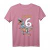 Kinder 6. Geburtstag T-Shirt für Jungen mit Dinosaurier & Roboter T-Rex Design – Perfektes Geschenk für Dino-Fans & Dino-Party