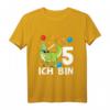 Kinder Geburtstag T-Shirt für 5 Jahre Junge - Dinosaurier Ich bin 5 Geschenk für Geburtstag, Party & Geburtstagskind